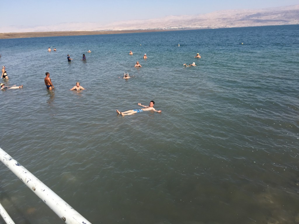 Israel 34 Floating in the Dead Sea